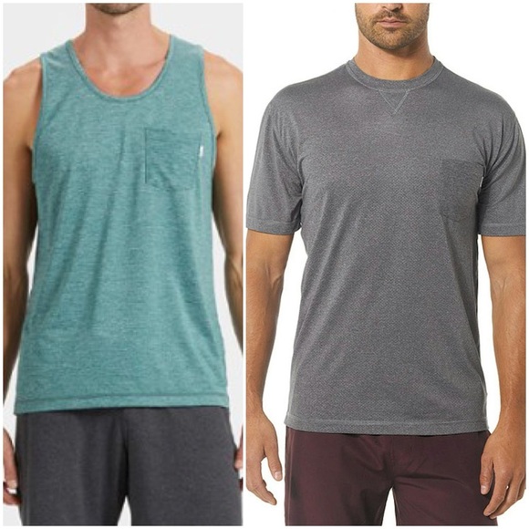 TWO Vuori Mens Tradewind Performance Tank & Shirt Size XXL Gym Run Casual.   17 - Picture 1 of 10